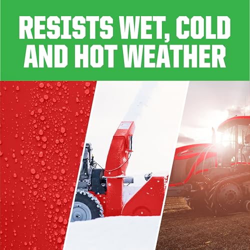 Image of Rust-Oleum 280136 Farm & Implement Spray Paint, 12 oz, Ford Red, (Pack of 1)