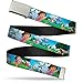 Dora Big Buckle-Down Web Belt Explorer Running & Animal Friends Outdoors, 1.0