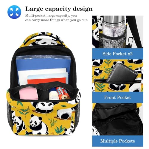 Sac à dos et trousse panda pour adolescents parfait pour l'école - 3