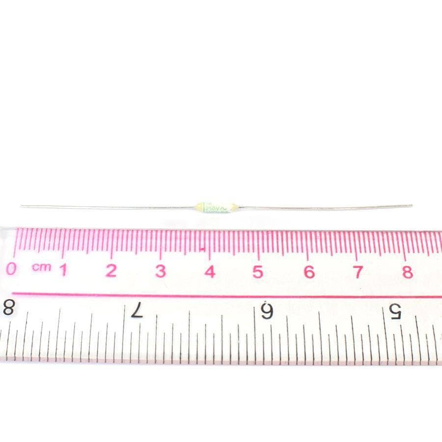 100 Pcs UMI Thermal Fuse Axial Type 324 TF Cutoff 133 Degree 1A 250V