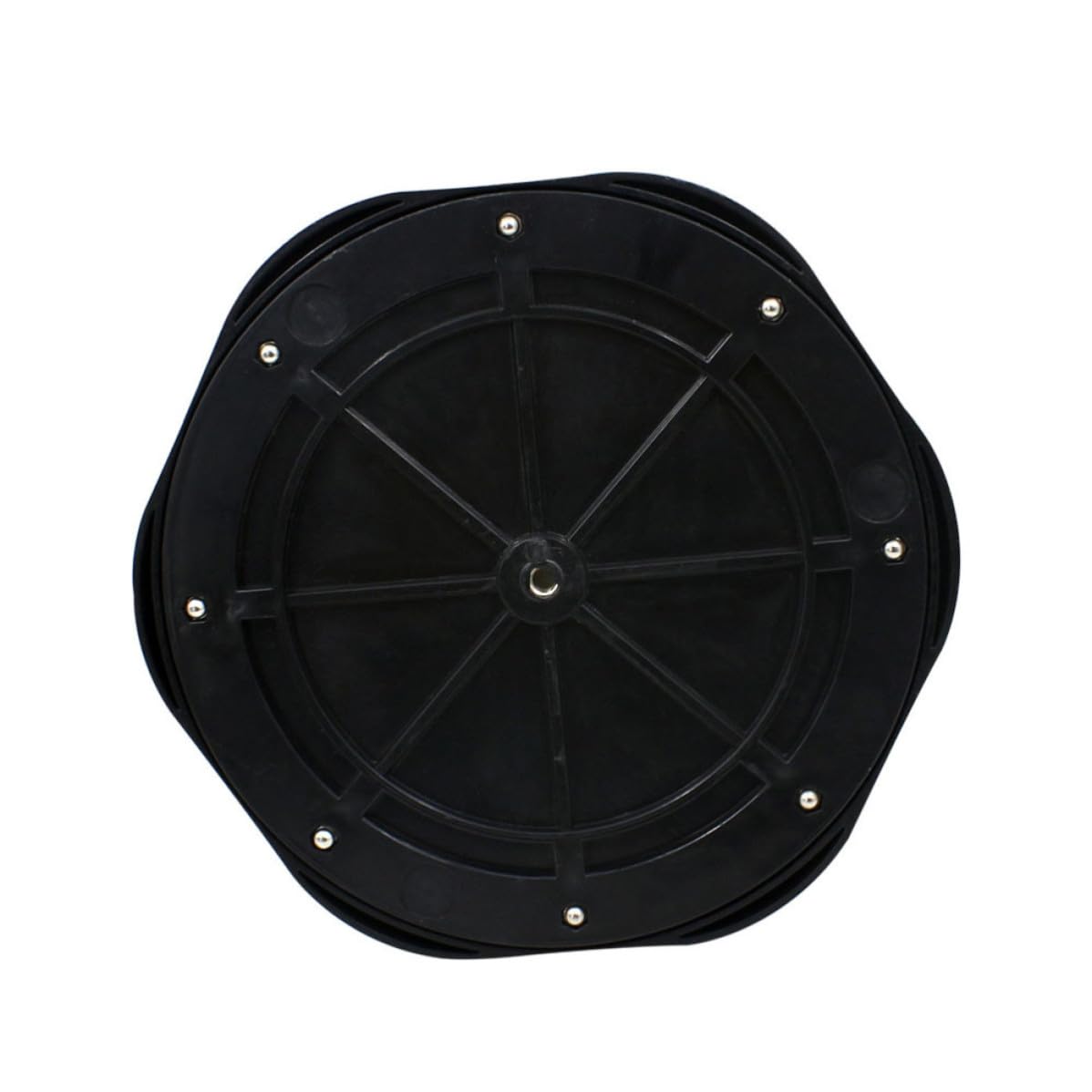 Abaodam Almohadilla con Baquetas de Práctica de Batería Material Abs y Madera de 10 Pulgadas Base Antideslizante para Bateristas Nuevos y Niños