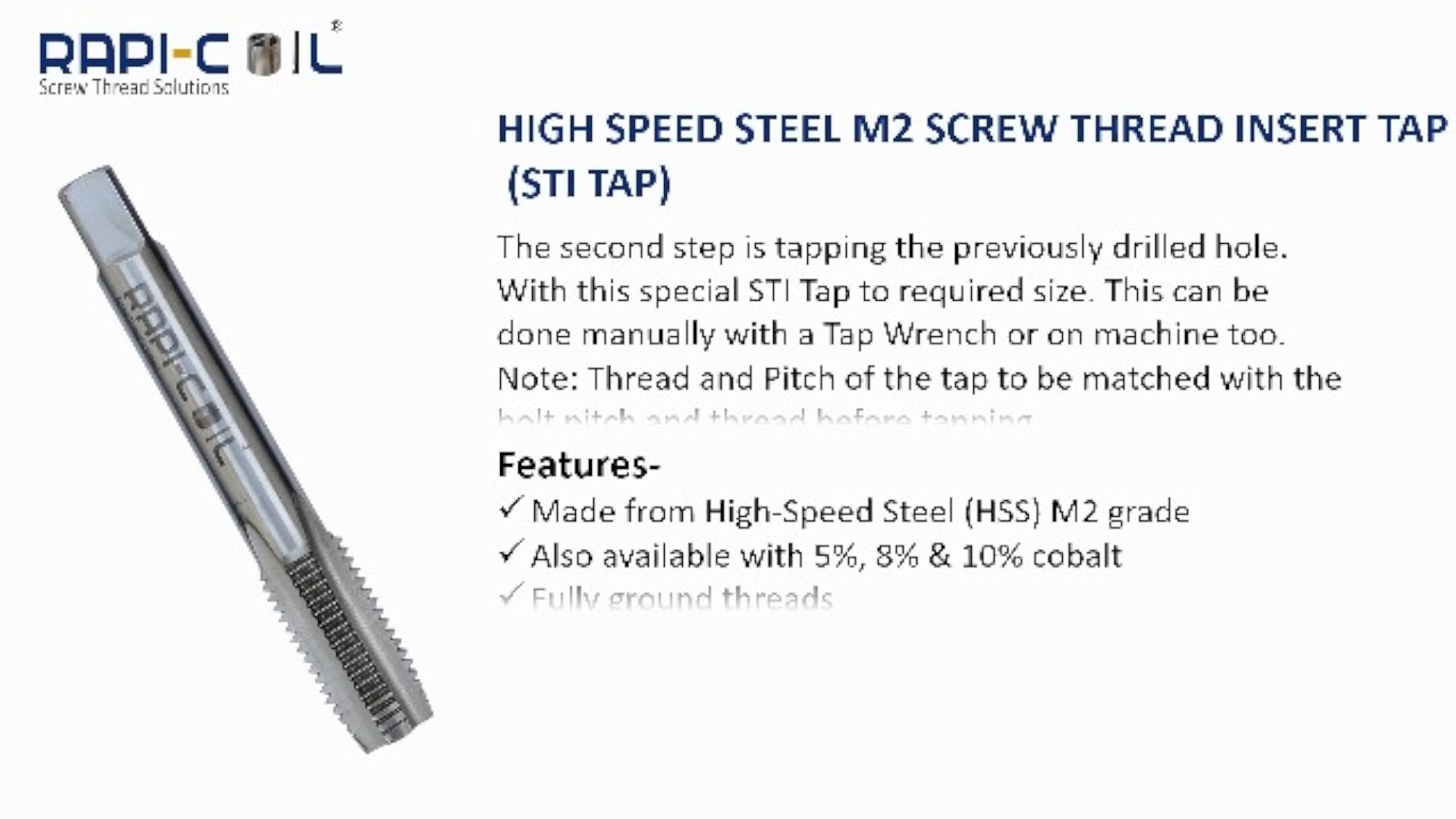 Thread Repair Kit Stainless Steel Helicoil Insert