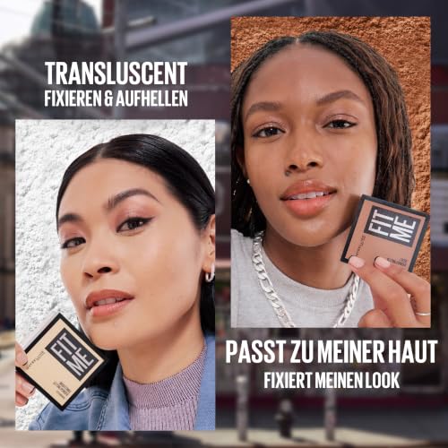 Maybelline New York Fit Me Loose Setting Powder, Fixierendes loses Puder für 16H Halt & Matt-Finish… – Ansicht 5