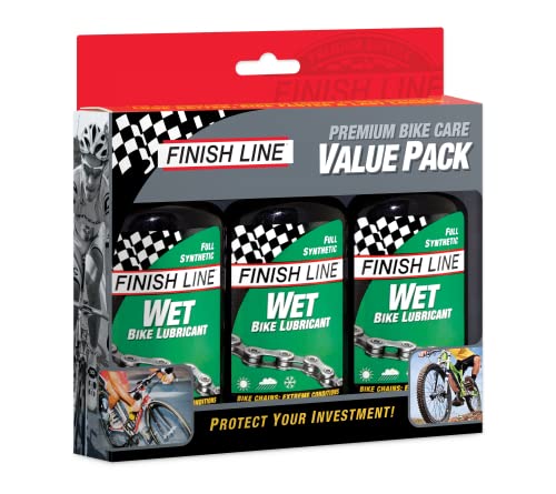 Finish Line Cross Country Wet Lube (Pack of 3), 4-Ounce