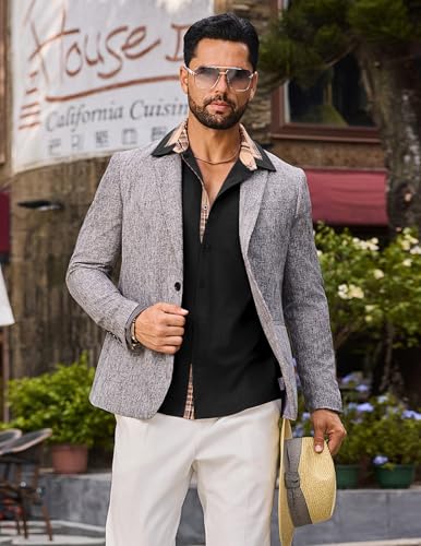 Vssjavun Mens Casual Dress Shirt Plaid Collar Long Sleeve Button Down Shirts Regular Fit Shirts3