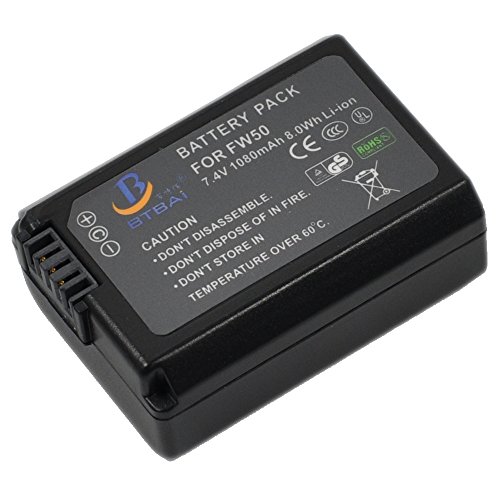 Batería NP-FW50 de larga duración para videocámara SLT-A55