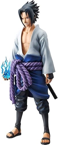 Miniatura 3 de Banpresto Naruto Shippuden Grandista-Shinobi Relations-Uchiha Sasuke, juguete morado