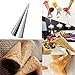 Mlici 20 Pack Cream Horn Molds, Large Size 4.8 inch Cannoli Tubes, Stainless Steel Non-Stick Lady Lock Forms, Seamless Metal Cone Molds Funnel Shape for Kitchen, Party, Baking Waffle, Pastry Croissant