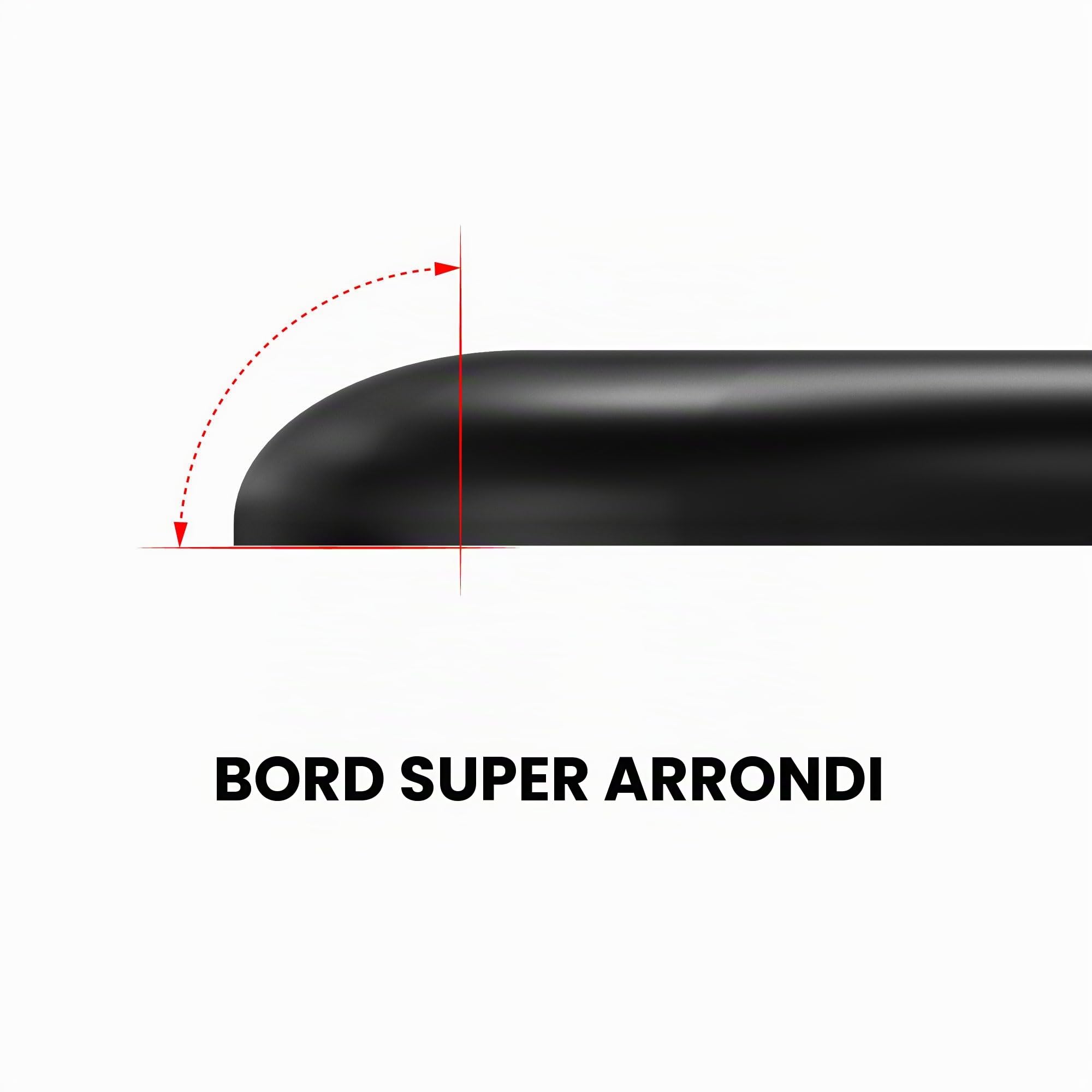Superglide2 - Nouvelle Surface texturée à Vitesse contrôlable, Pieds de Souris/Patins en Verre Ultra résistant, Semelle Lisse et Durable pour Logitech G Pro X Superlight2 [Noir]