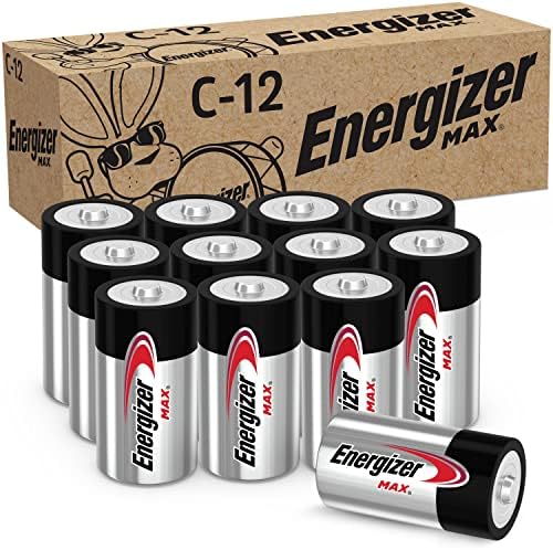 Energizer MAX C Batteries, Premium Alkaline Cell, 12 Count
