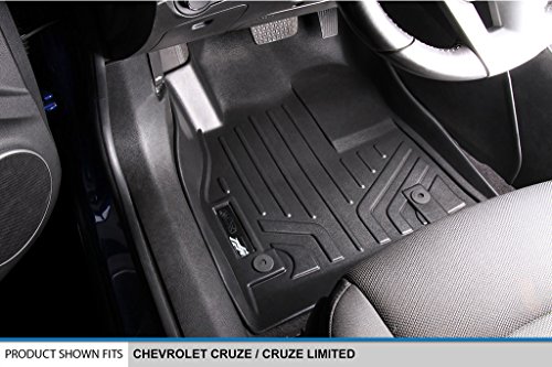 Max Liner A0098/B0098/D0111 Maxliner Floor Mats 2 Rows And Cargo Liner Set Black For 2011-2015 Chevrolet Cruze / 2016 Cruze Limited Fit For Specific Vehicle #TOP1