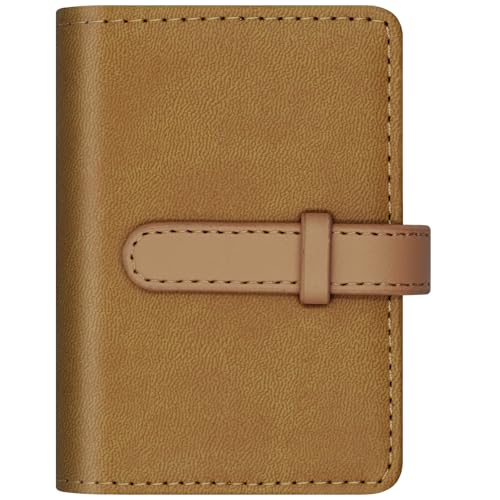 PU Leather Credit Card Holder with 26 Card Slots - Book Style - Size 4.2L X 3 X 0.7 Inches