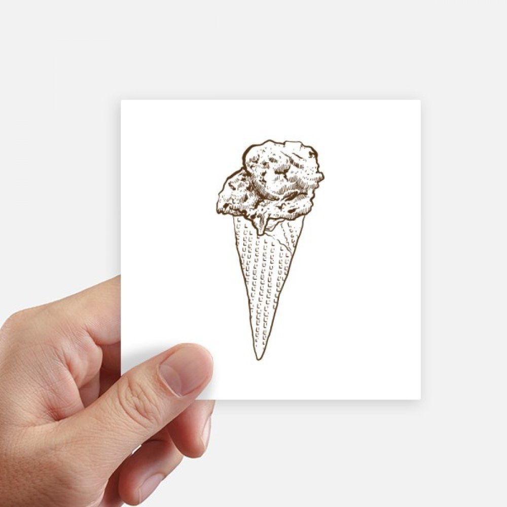 Stickers Crème Glacée et Chocolat DIYthinker - Personnalisez votre PC, Moto et Valise avec Style