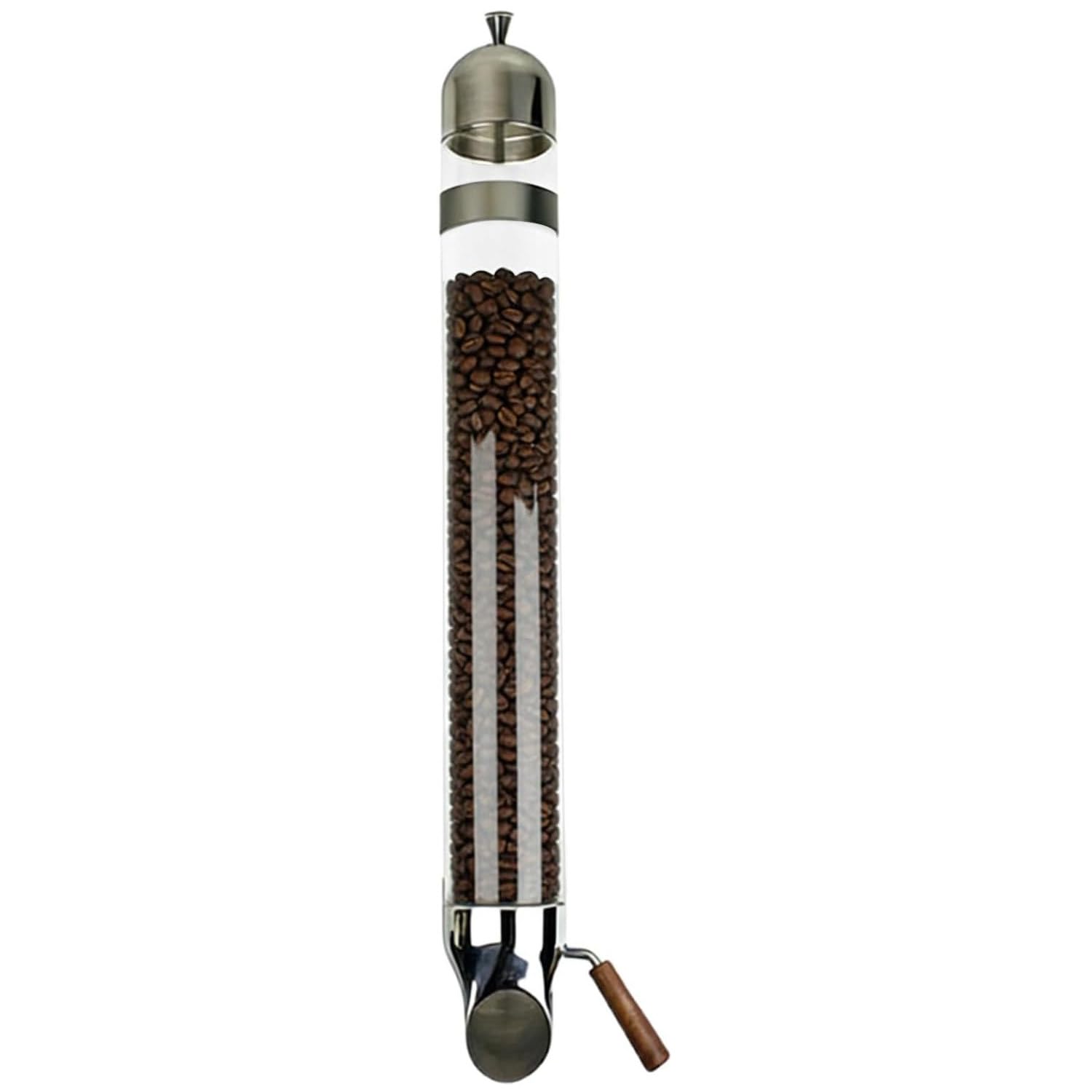 Distributeur Mural de Grains de café avec récipient présentation Silver80cm-1Pack