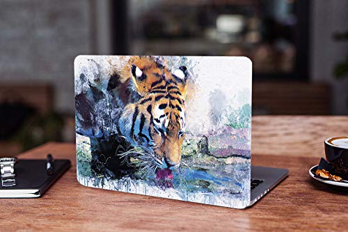 Image of Galaxsia Tiger PAINTINGLaptop Skin /Sticker /Cover /Decal Compatible for Any 15 inch-15.6 inch Inches Laptop (Hp /Dell /Sony /Acer /Lenovo /Asus. Etc) Or Notebook.