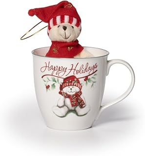 Pfaltzgraff Winterberry Happy Holidays Mug with St