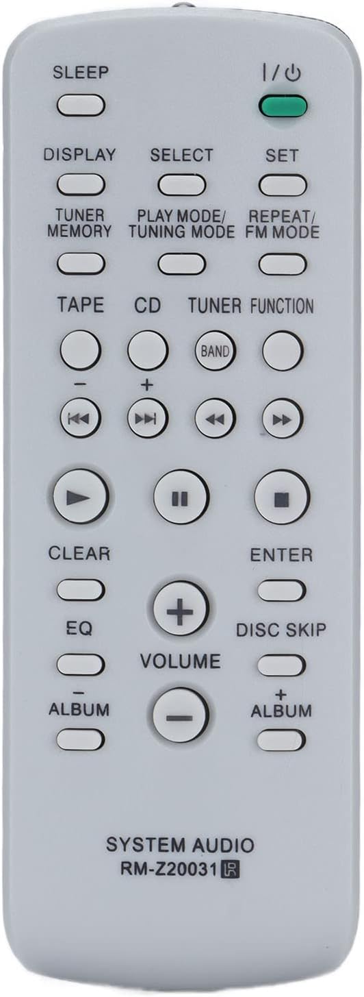 NIBEMINENTRM‑Z20031 Replacement Remote Control for Genezi Aiwa Audio MP3 Sound System
