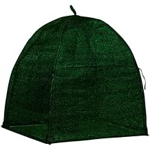 NuVue Products 20253 Winter Shrub Cover for Heavy Snow and Extreme Winter Protection, Heavy-Duty Synthetic Fiber Scrub and Plant Cover, 36" x 36" x 40", Hunter Green