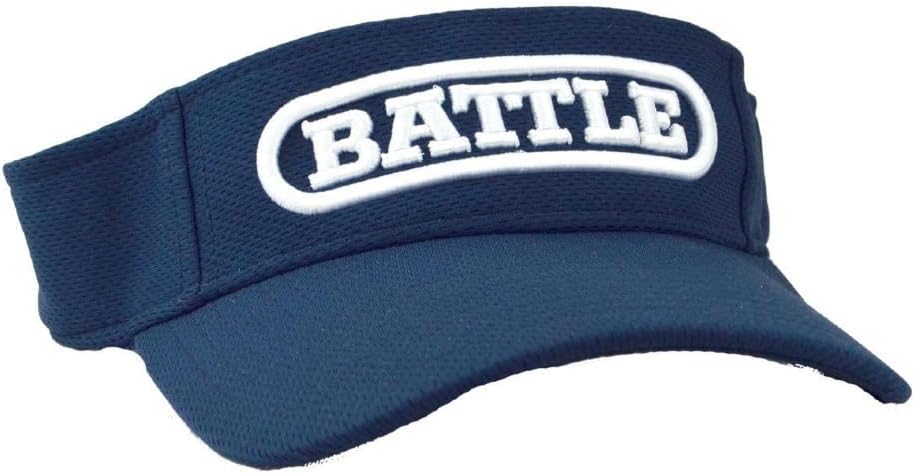 Battle Sports Football Field Visor Hat, Performance Polyester, Moisture-Wicking, Adjustable