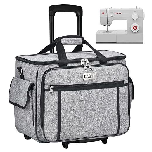 CAB55 Rolling Sewing Machine Carry Case