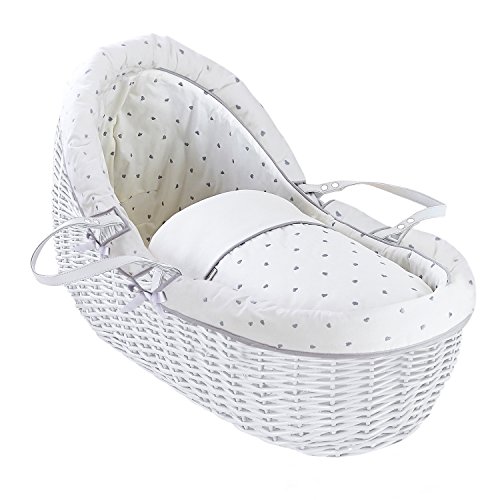 lullaby hearts moses basket