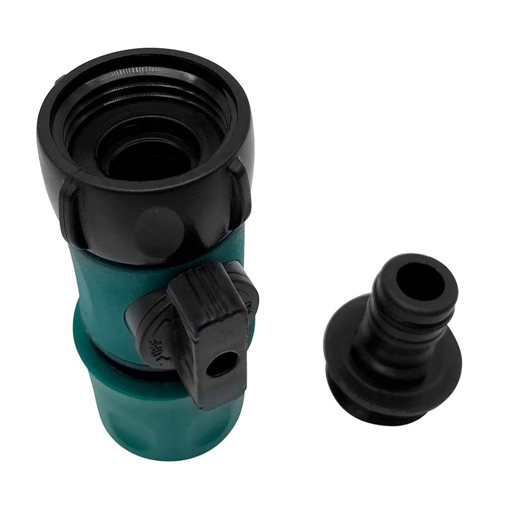 Garden Hose Pipe Water Flow Control Valve, In Line Tap Shut Turn Off Valve Fitting Easy Connect And Quick Release Adapters Tool Gadget For Watering Agriculture Washing