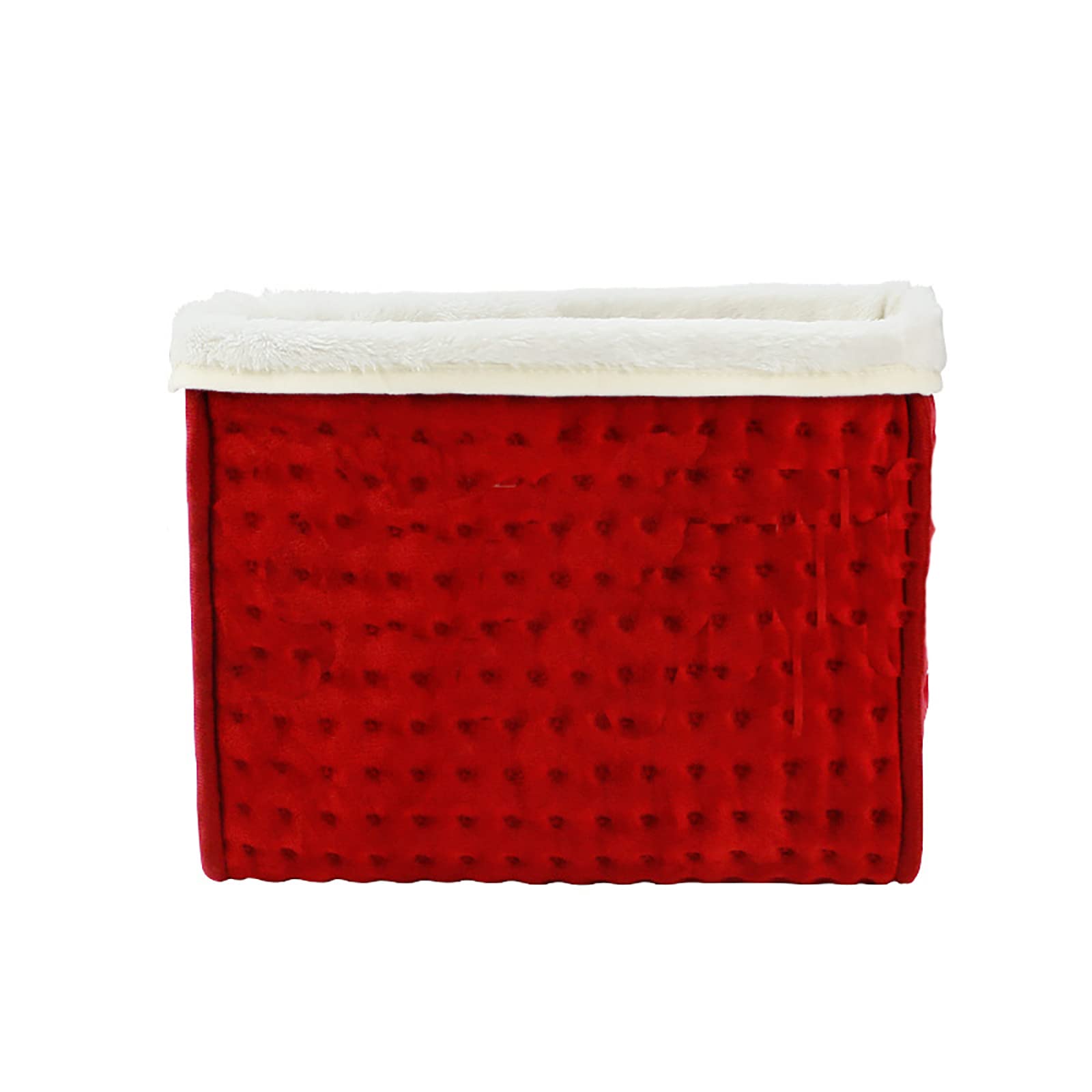 ASKONGPortable Heating Pad, Ten Temperature Settings, Three Time Settings Foot Warmer for Cold Winter Warm Feet, Extra Long Control Cord 10.2in X 10.6in X 8.6in Blue red