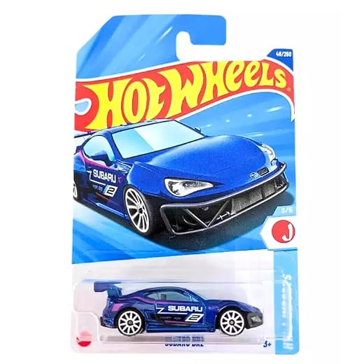 Hot Wheels Subaru BRZ, HW J-Imports Series, 1:64 Scale Diecast Car, 3/5