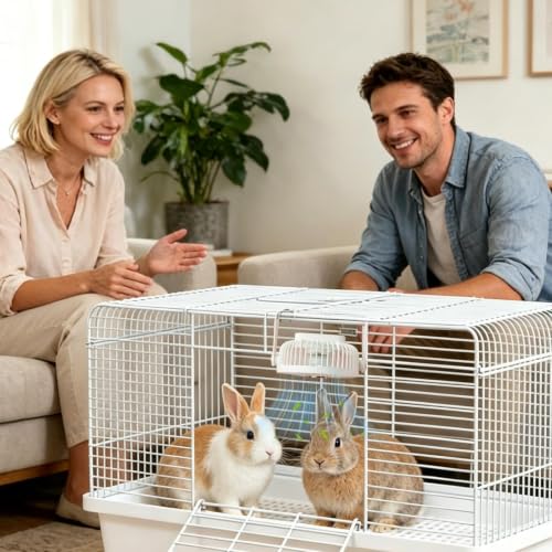 Ventilador portátil USB para animales pequeños y mascotas en jaula 7