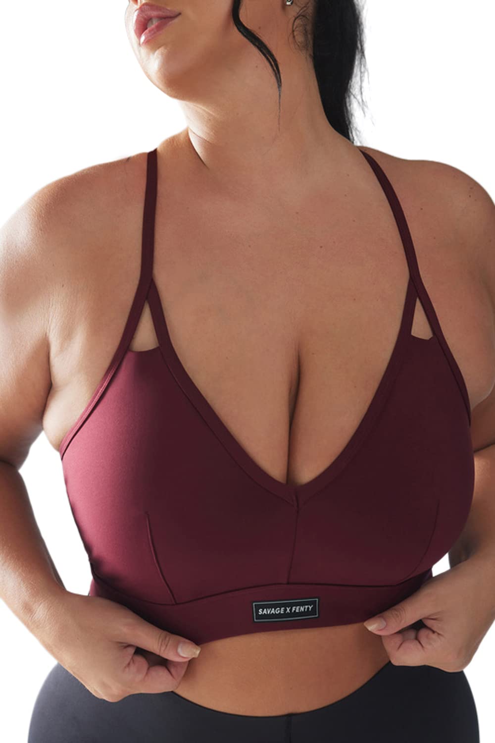 Savage x Fenty Womens Spotlight Low-Impact Sports Bra