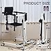 Electric Patient Lift Transfer Chair, Foldable Transfer Lift Chairs for Elderly and Disabled, Lift for Elderly Transfer from Bed to Chair, Height and Width Adjust with Cushion