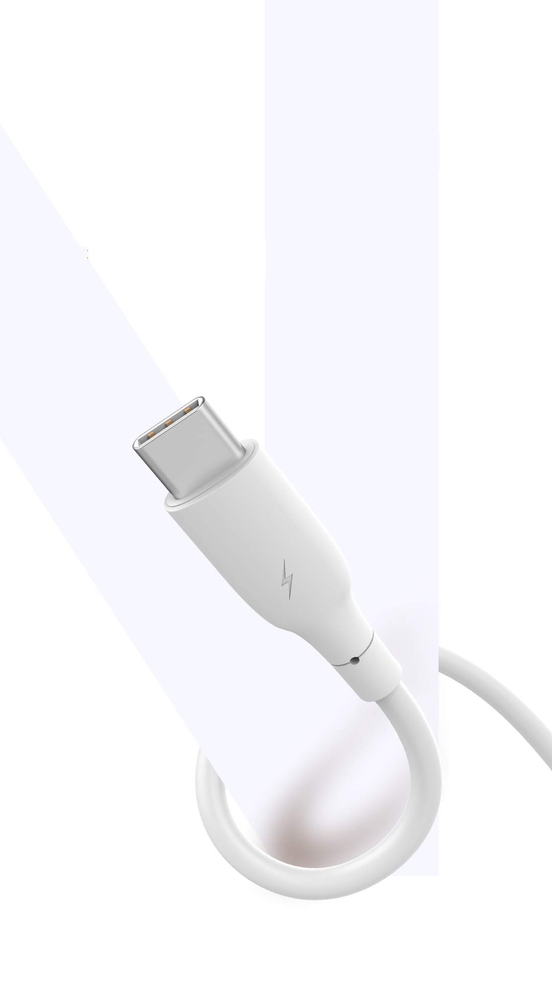 KIANA RTC-N08C Type C TPE Jacket Recci USB Cable - 2.4A - 100cm - White