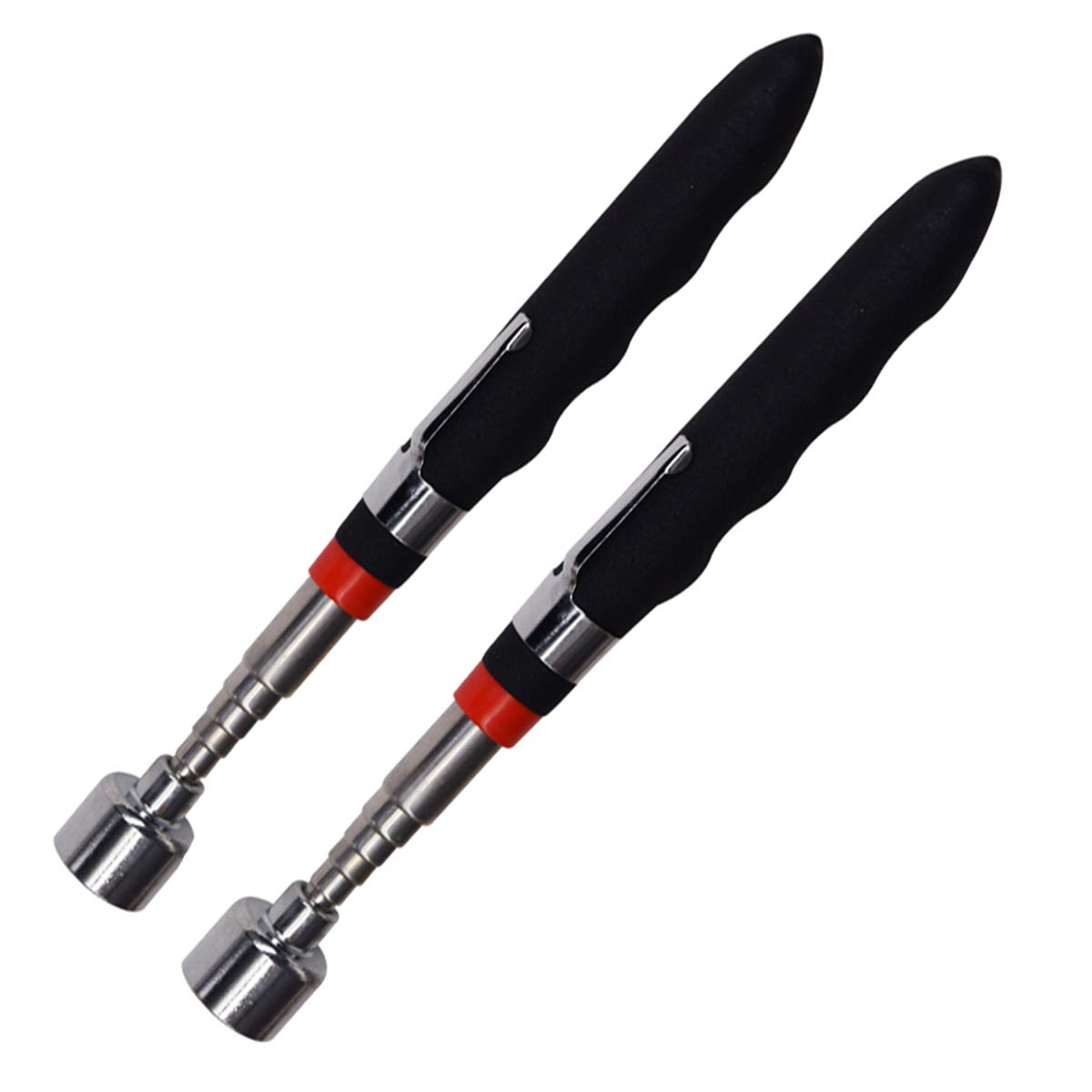 DAYSLIVES 2PCS Telescoping Magnetic Pick Up Tool Extendable 31" 20 lb Telescopic Magnet Stick Gifts for Men/Boyfriend/Papa/Grandfather,Birthday for