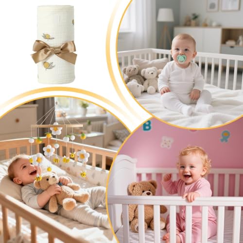 Protector de bordes acolchado infantil con fundas para barandilla de cuna anticolisión 5