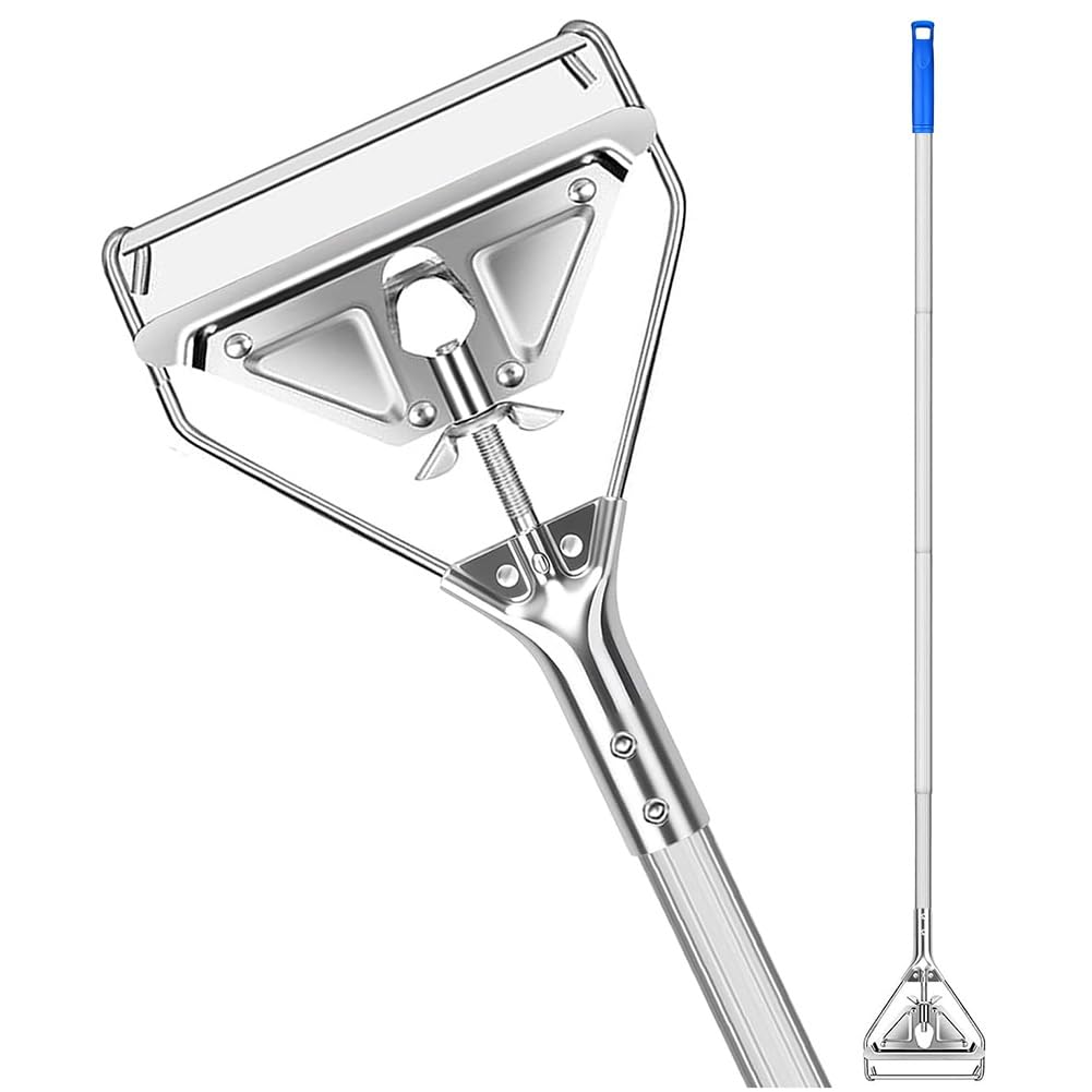 Littimoon Heavy Duty,Industrial Metal Mop Handle Replacement, for Home,Garage,Workshop Warehouse Use