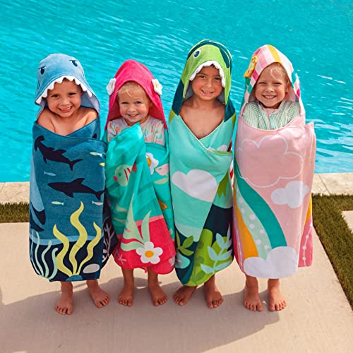 Stephen Joseph SJ1004 Unisex Kids Bath And Beach Soft Cotton Velour Hooded Towel thumb #7