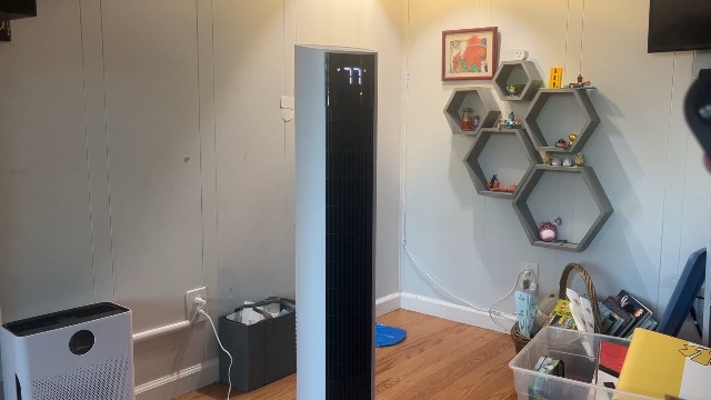 Image of 45 inch Windowless Air Conditioner for Bedroom, 25dB Ultra-Quiet Sleep Mode, 4L Dual Tank Cooling 24H, 120 Swing Swamp Cooler Air Conditioner, 12H Timer, 3 Speeds & 4Modes Evaporative Air Cooler