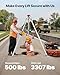 VEVOR Confined Space Tripod Kit, Heavy Duty Rescue Tripod Lifting Hoist 1200 lbs Winch, 4.1 ft Adjustable Legs, 98.5 ft Cable Portable Kit, 32.8 ft Fall Protection, 4.40-7.05 ft Working Height