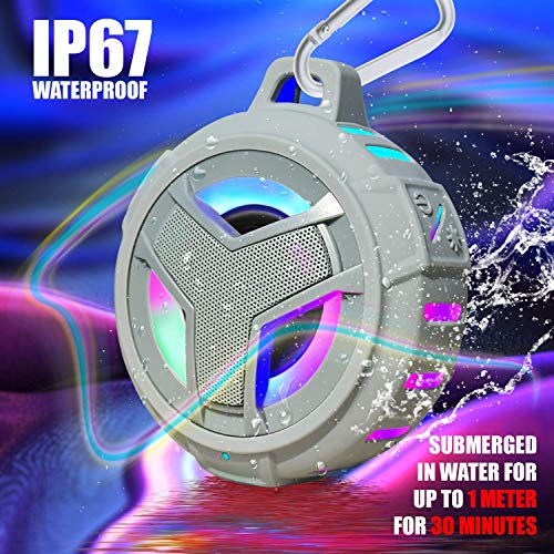 EBODA Shower Bluetooth Speaker, IPX7 Waterproof Portable Floating Speaker with Loud HD Sound