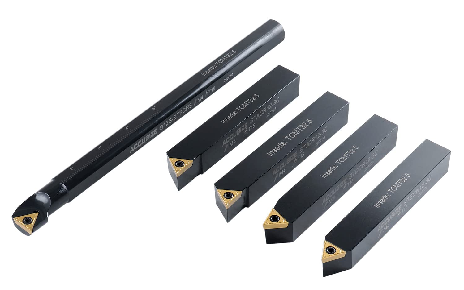 Accusize Industrial Tools Mini Indexable Turning Tool Boring, 3/4 in — Amazon image 5