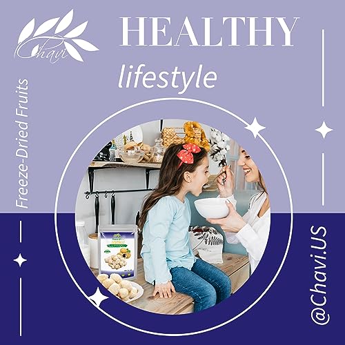 Image of CHAVI Freeze-Dried Longan - 2 Oz - Healthy 1 Ingredient Superfood Supersnacks - No Added Sugars or Preservatives - Non-GMO, Vegan, Gluten-Free
