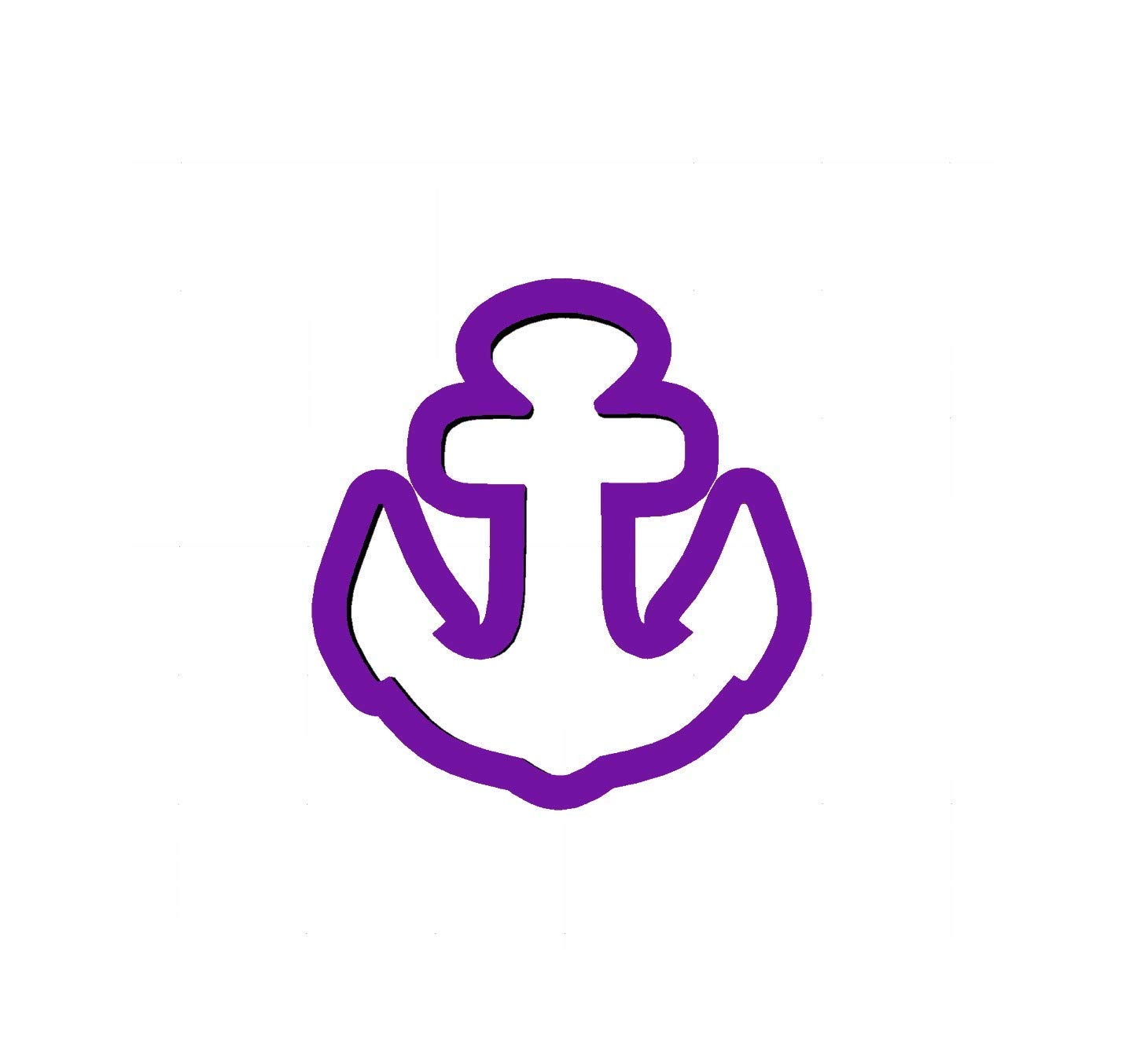 Anchor Cookie Cutter - Ocean Cookie Cutters - Sailor Cookie Cutter - Fondant Cutters - Polymer Clay Cutters - Cookie Cutters - Anchor Cookie