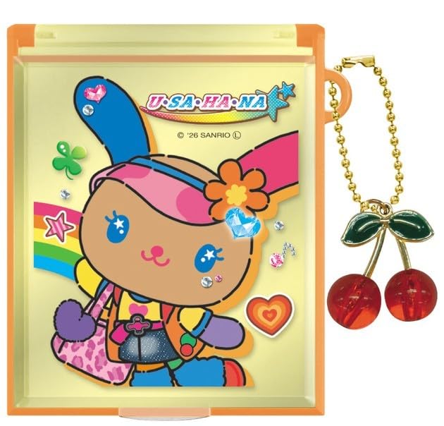 Amazon.co.jp: サンリオ チャーム付きMサイズミラー ウサハナ ポップ