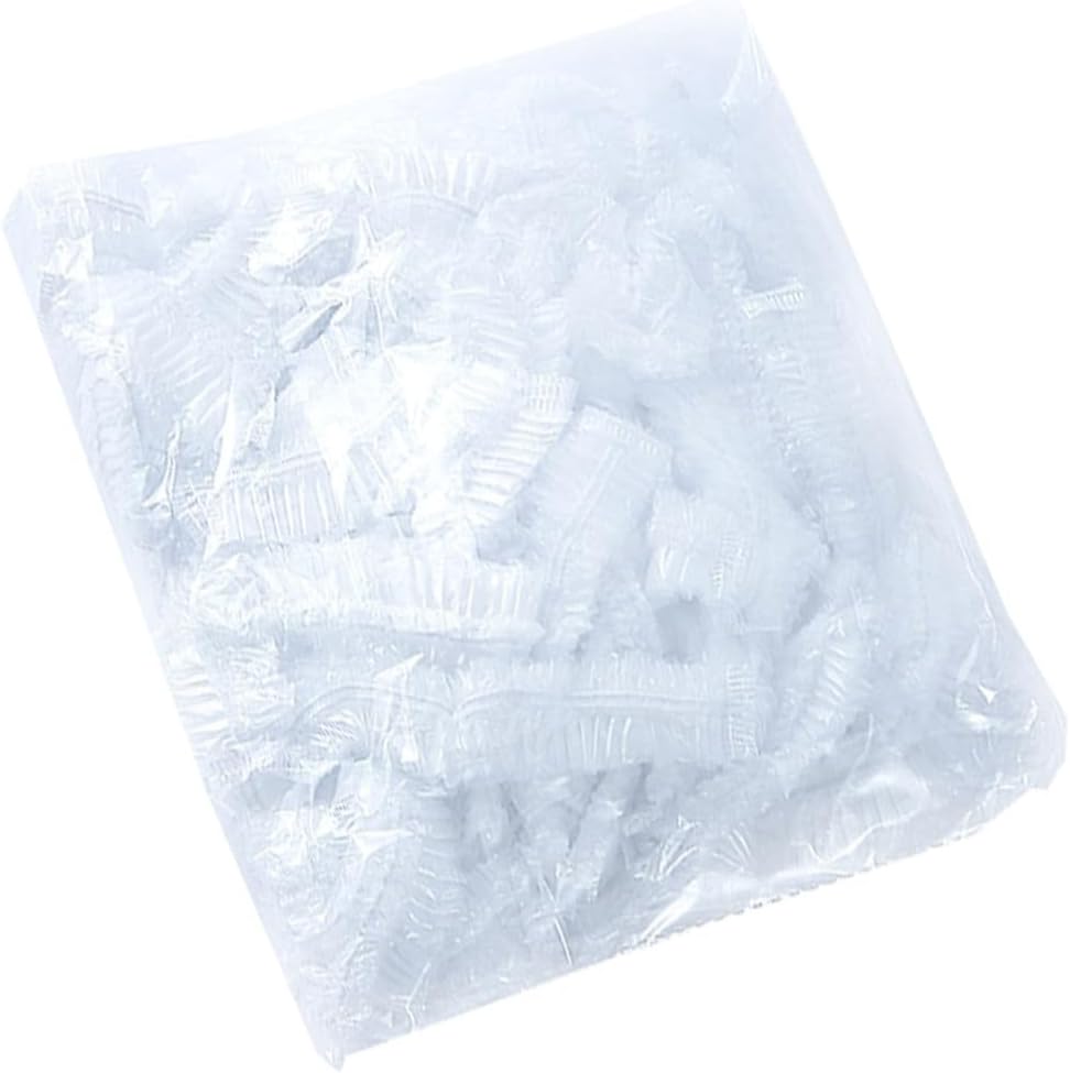 GLEAVI 300pcs Disposable Plastic Wrap Covers Elastic Food Preservation Bags for -keeping Bowl Covers for Leftovers and Food Storage