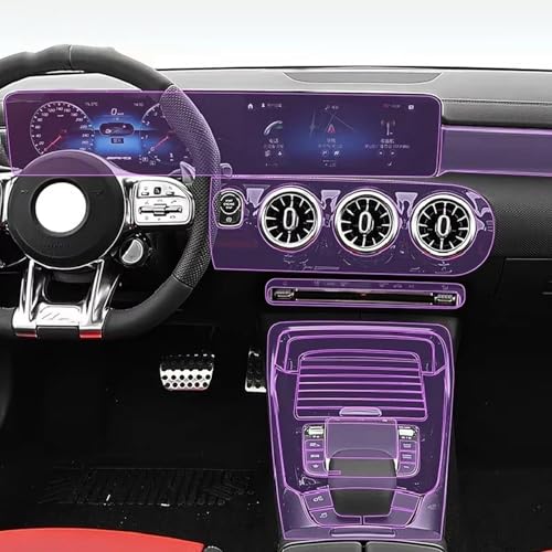 PPF Mercedes A Class AMG 2019-2023 film protection TPU ecran console