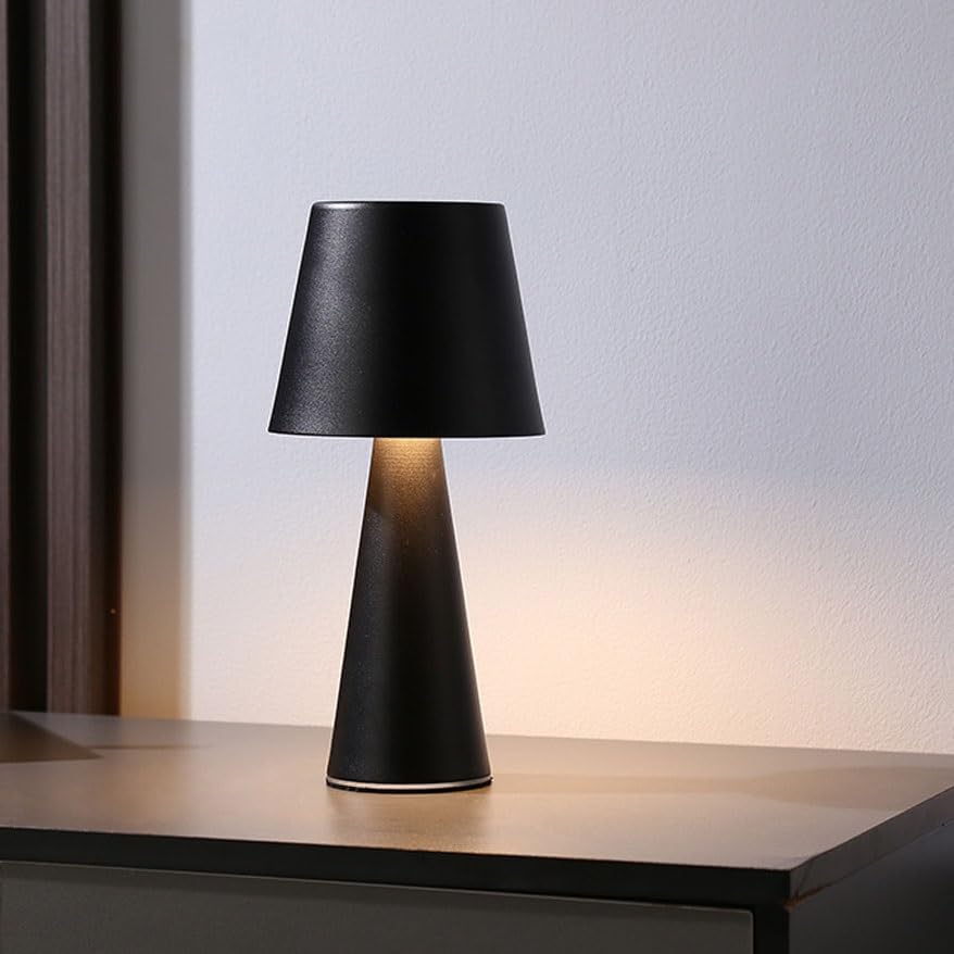 Veilleuse rechargeable luxueuse et lampe de table décorative vintage - 5