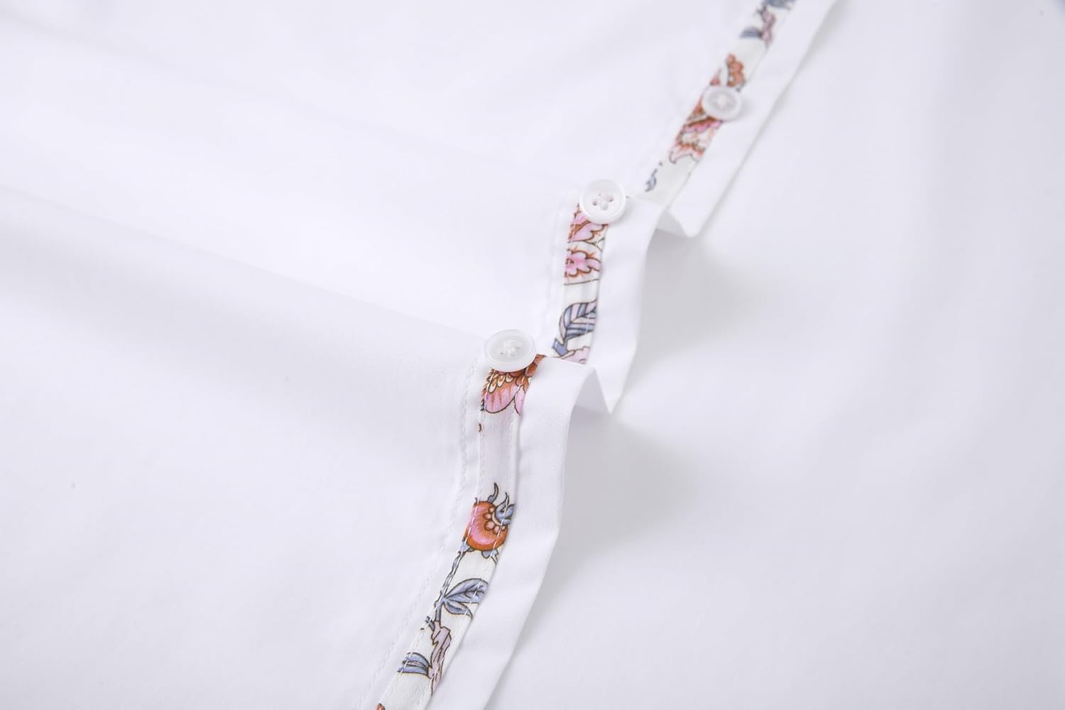 Alex Vando Men’s Cotton Stretch Dress Shirt Regular Fit Fashion Paisley Contrast Button Down Shirts - Image 4