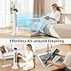 Antarctic Star T36 Tower Fan-36 Inch, Bladeless Oscillating Fan with Remote, 6 Speeds & 4 Modes, LED Display, 9H Timer, Quiet Floor Standing Fan for Bedroom Living Room Office, White