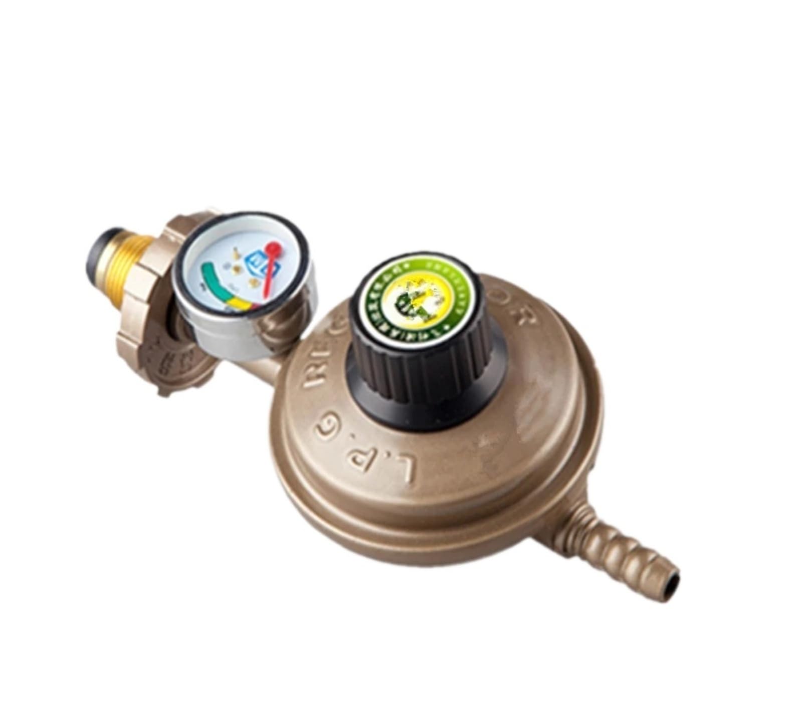 Vmvud One Color Liquefied Gas Pressure Reducing Valve Pressure Regulating Cooker Accessories Durable Copper Screw Pressure Gauge Gas Valve