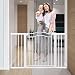 Flalivi 40.6" Auto Close Safety Baby Gate, Extra Wide Child Gate, Easy Walk Thru Durability Pressure Mount Baby Gate for Doorways, Stairs, House. Includes 4 Wall Cups, 2.75" and 5.5" Extension